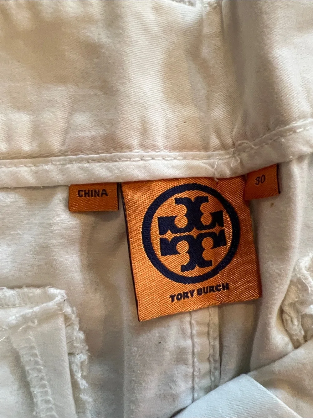 Tory Burch Women's White Bermuda Shorts